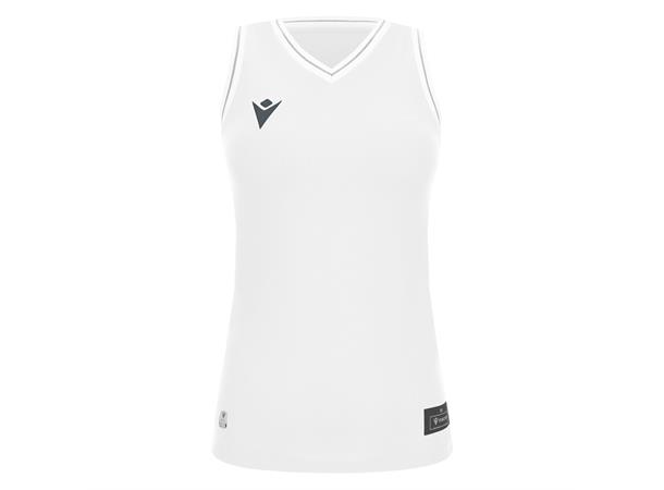 Tellurium Eco W Basket Shirt WHT XS Teknisk basketdrakt i Eco tekstil 