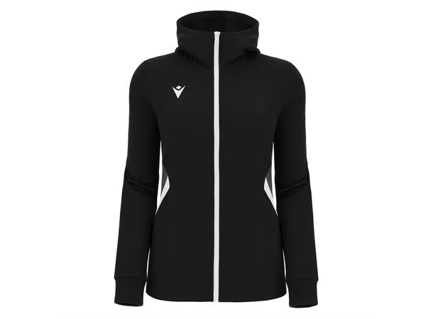 Bastet Full Zip Hoody W BLK/WHT 3XS Teknisk hettejakke til dame 