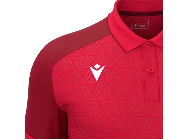 Baldwin Poly Polo RED 3XS Teknisk poloskjorte - Unisex 
