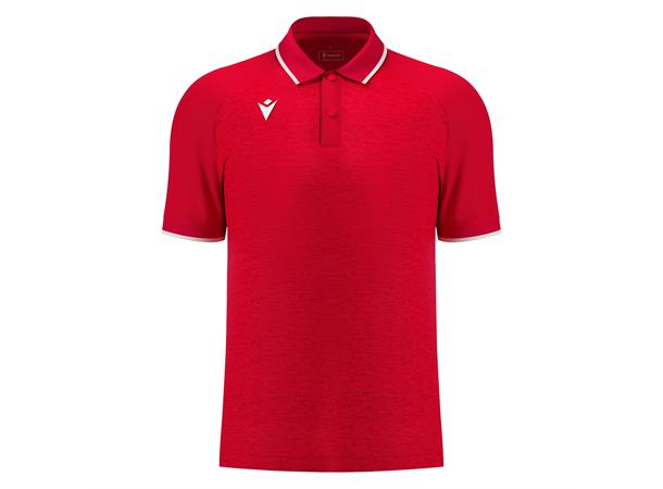 Aulos Polo RED/WHT 3XL Teknisk poloskjorte - Unisex 